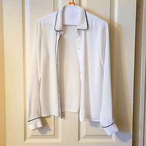 Forever 21 Cuffed Button Down